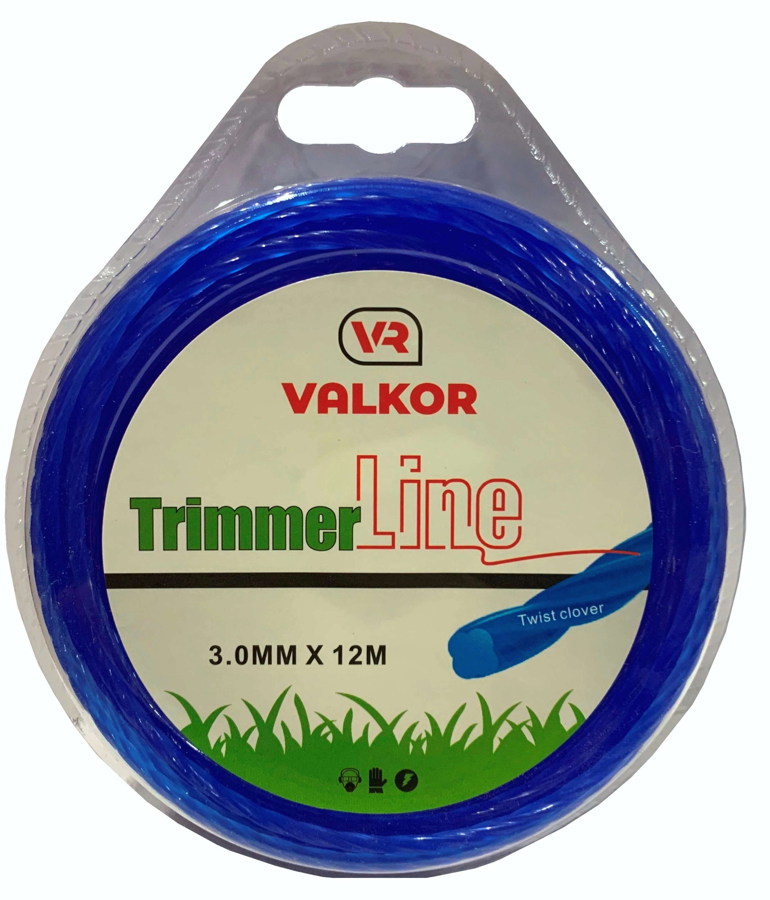 Корд трим. VALKOR TWIST CLOVER 3.00х12м (голубой витой крест)