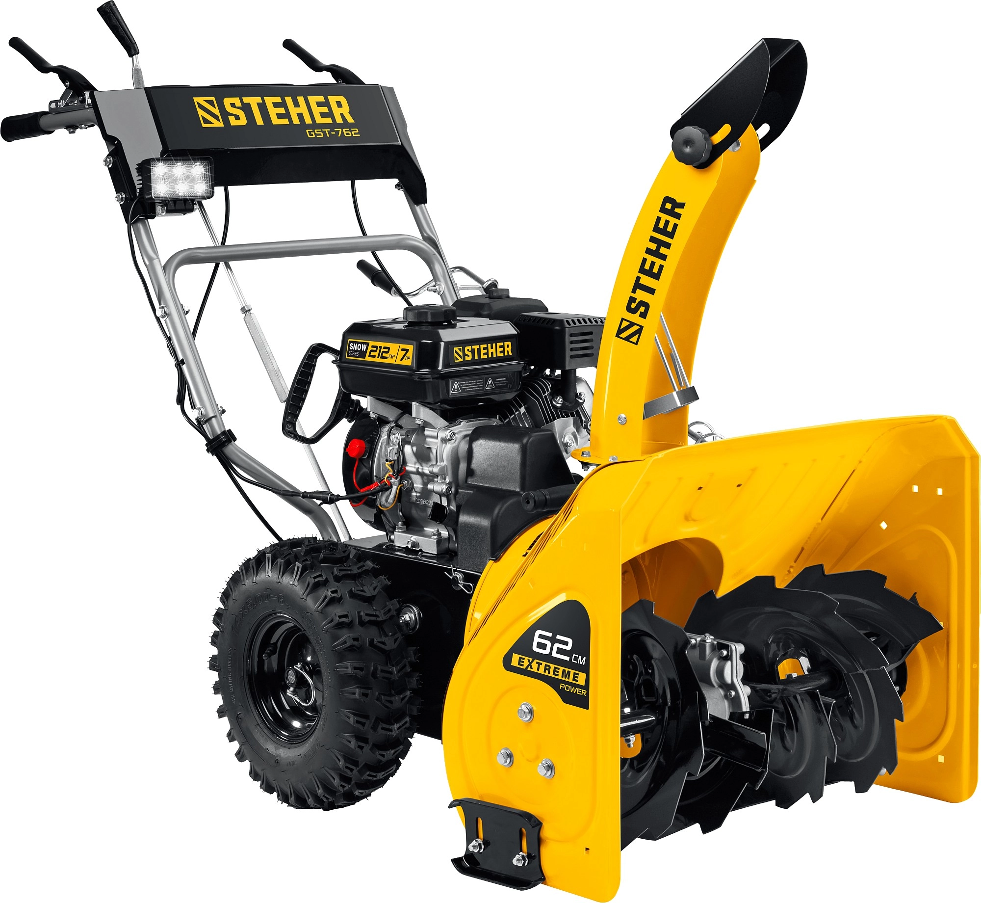 Снегоуборщик STEHER EXTREM GST-762 (7лс 6вперед/2назад 54х62см)
