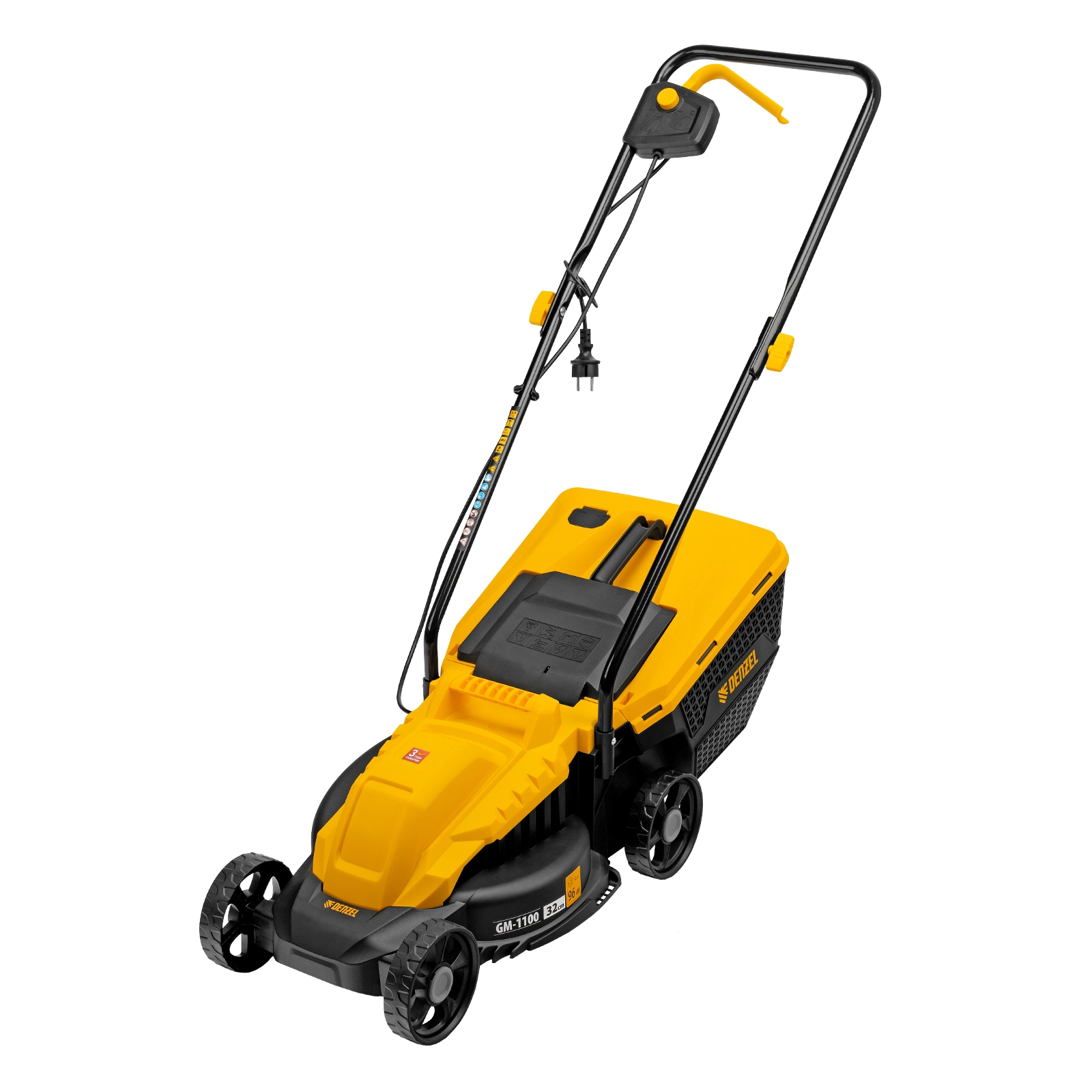 Газонокосилка Denzel GM-1100 (1100Вт 32см 30л)