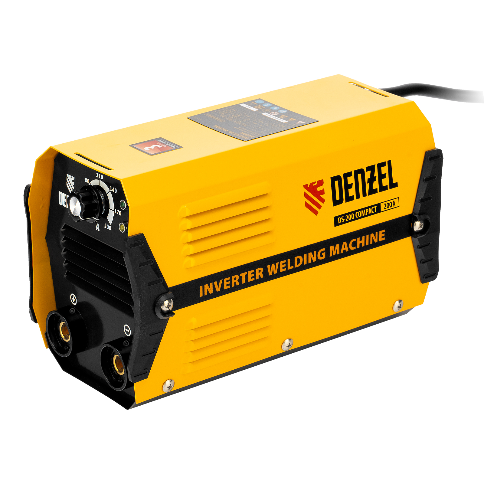 Сварочный инвертор Denzel DS-200 Compact (20-200А 1,6-5мм 6,6кВт)