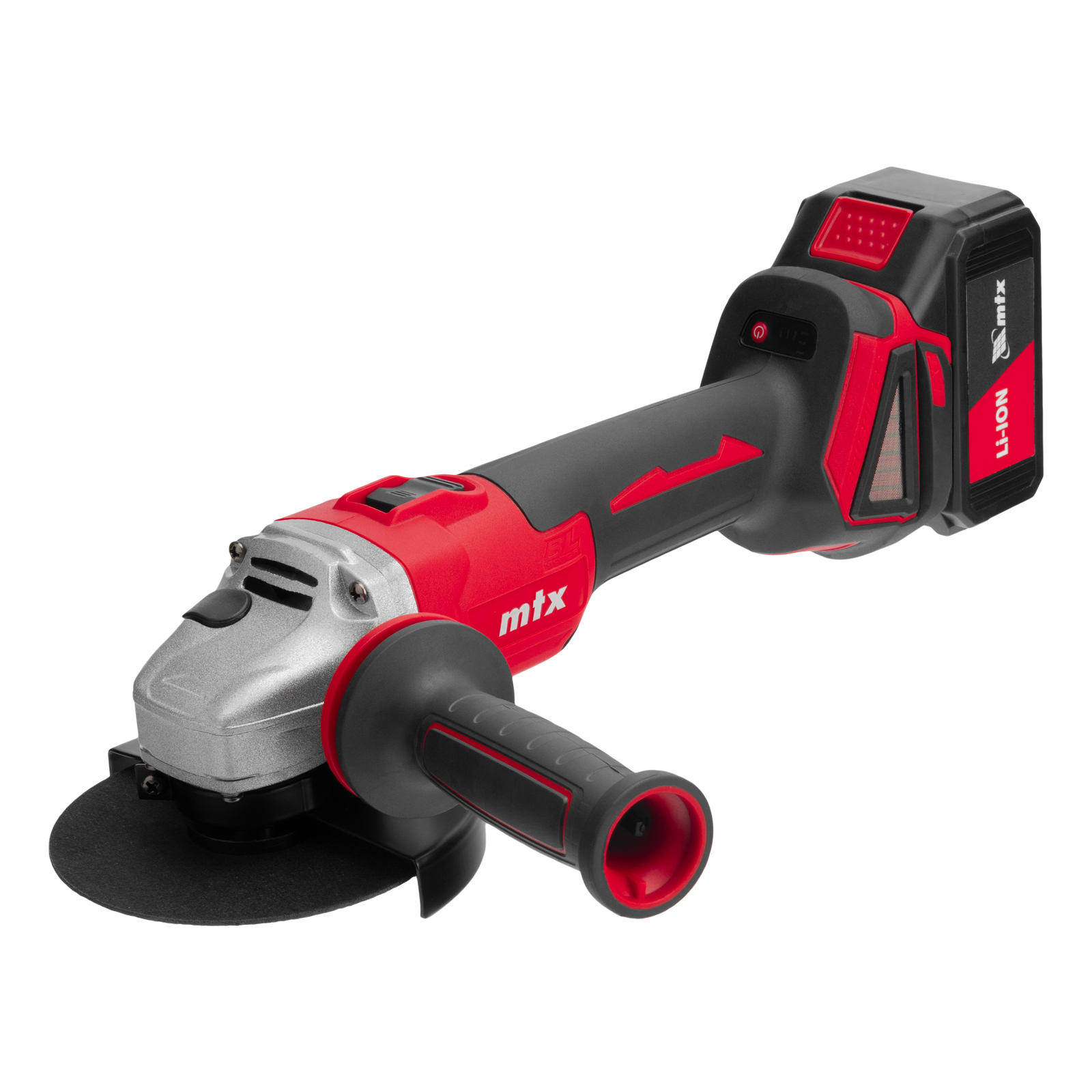 Машинка шлиф. угловая MTX AGB-BL-20-125 (20В 4А/ч 125мм)