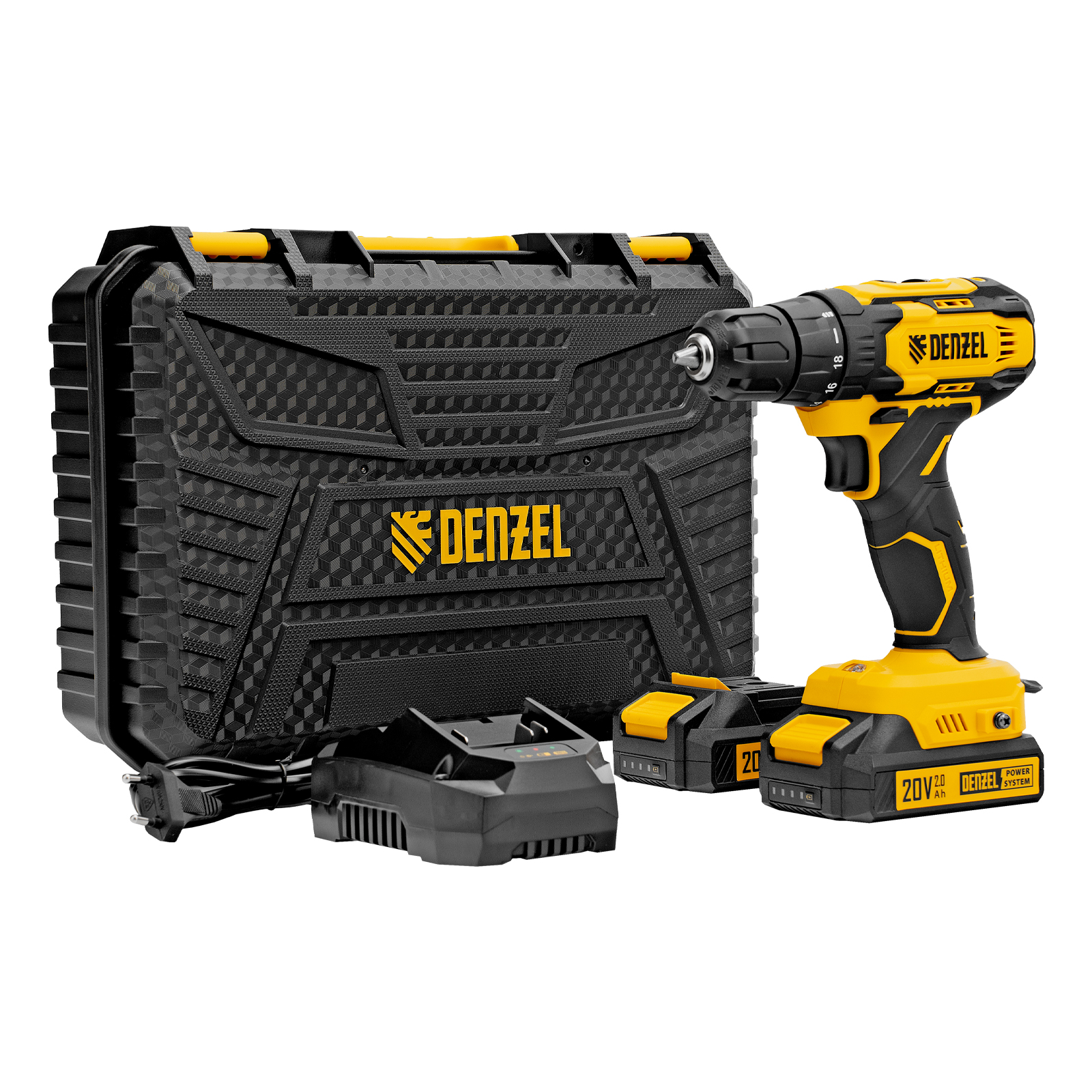 Шуруповерт аккумуляторный Denzel CDQ-20