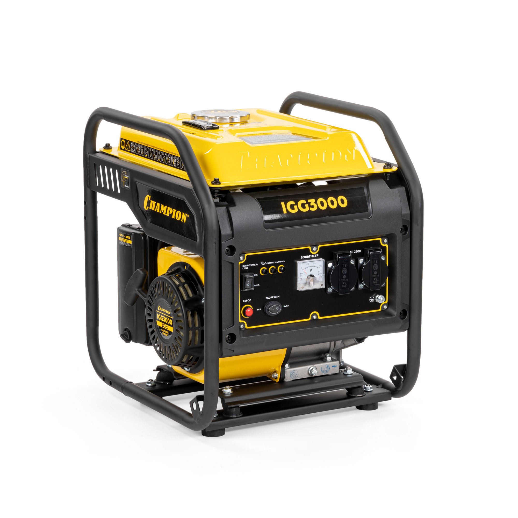 Генератор Champion IGG3000 (2,8/2,9кВт 7,5лс 26кг ручной стартер)