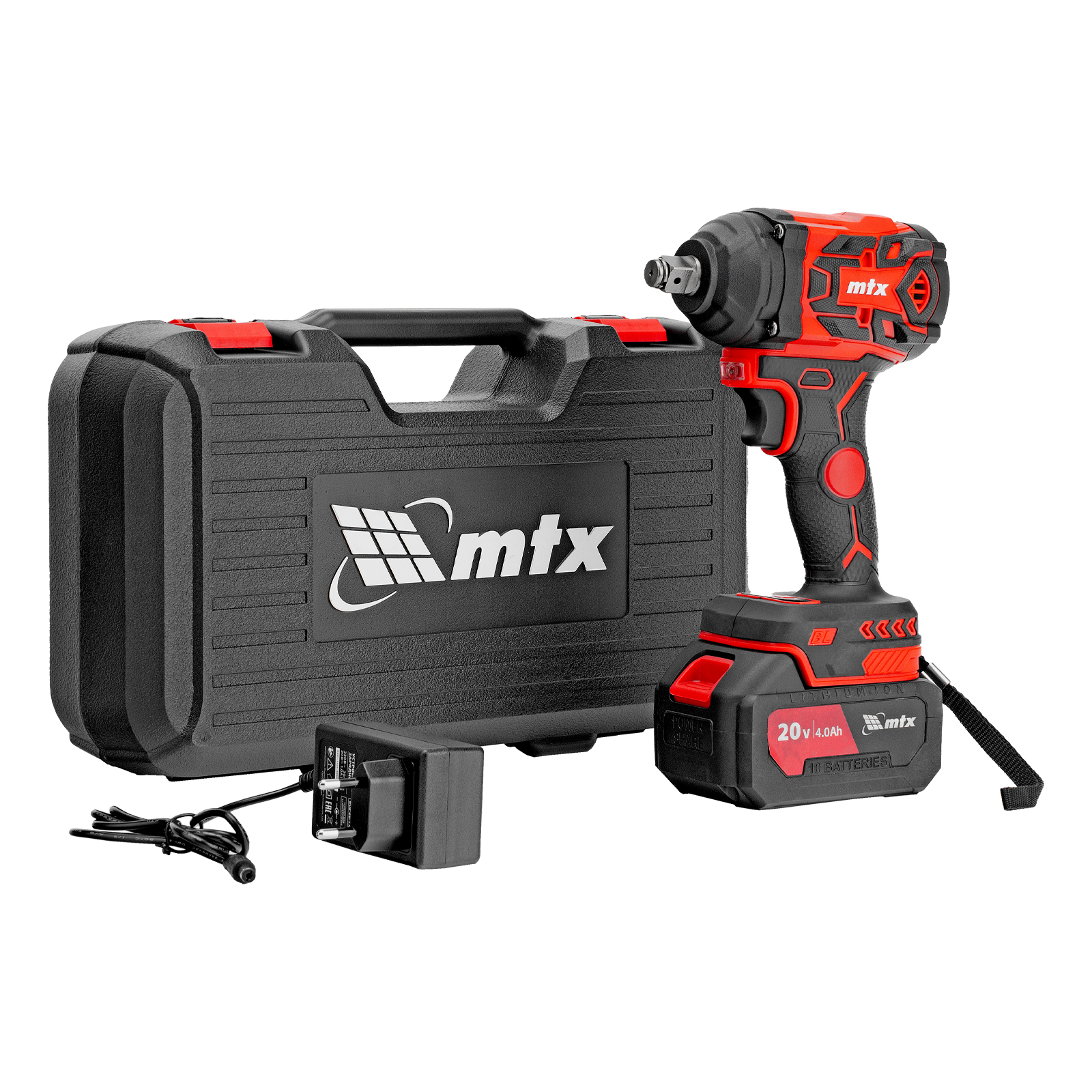 Гайковерт ударный аккумуляторный MTX CIWU-BL-20-600 (бесщет)