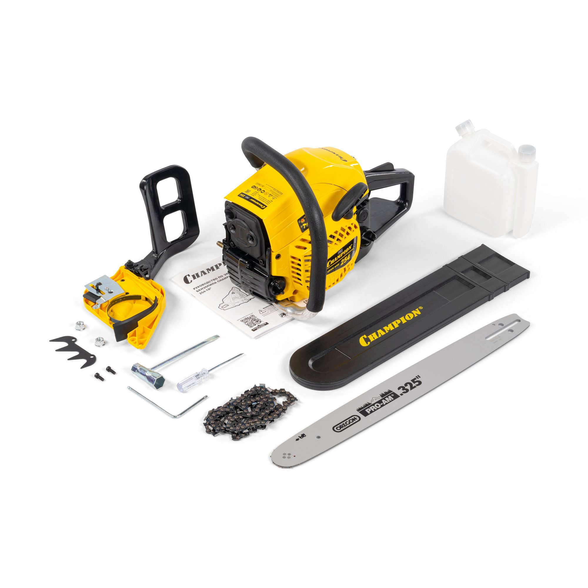 Пила цепная Champion 254-18 (3,4лс 54см³ 18/72/3,25/1,5)