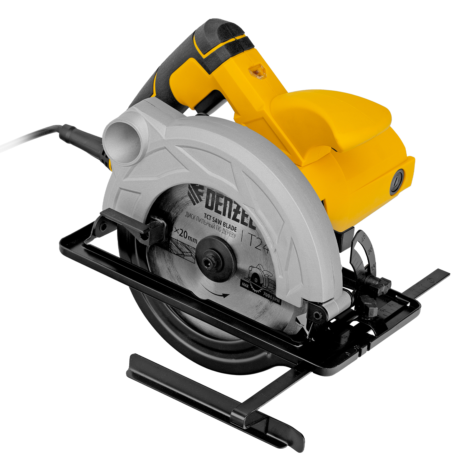 Пила дисковая Denzel CS-165 (1200Вт 35/55мм)
