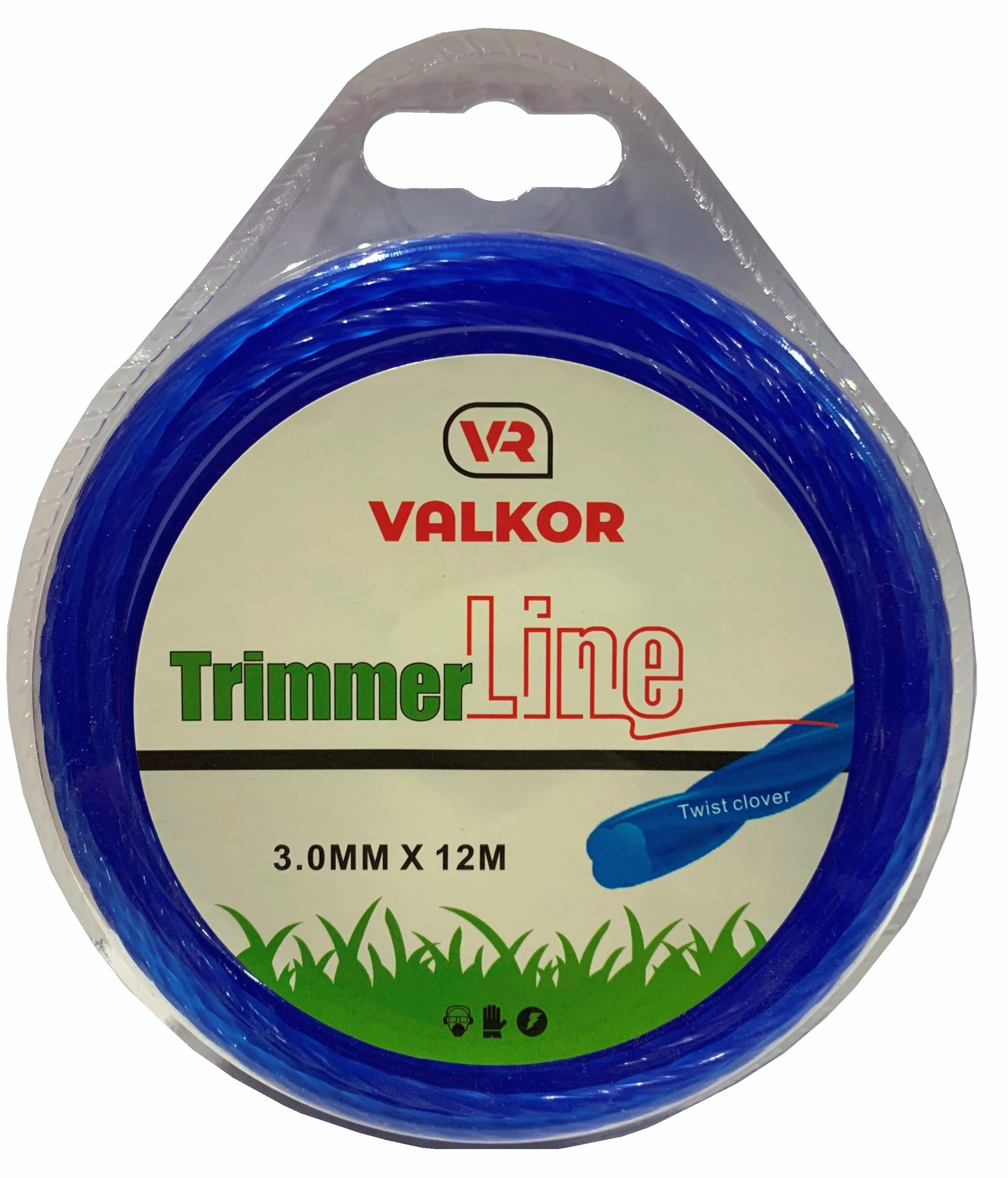 Корд трим. VALKOR TWIST CLOVER 3.00х12м (голубой витой крест)