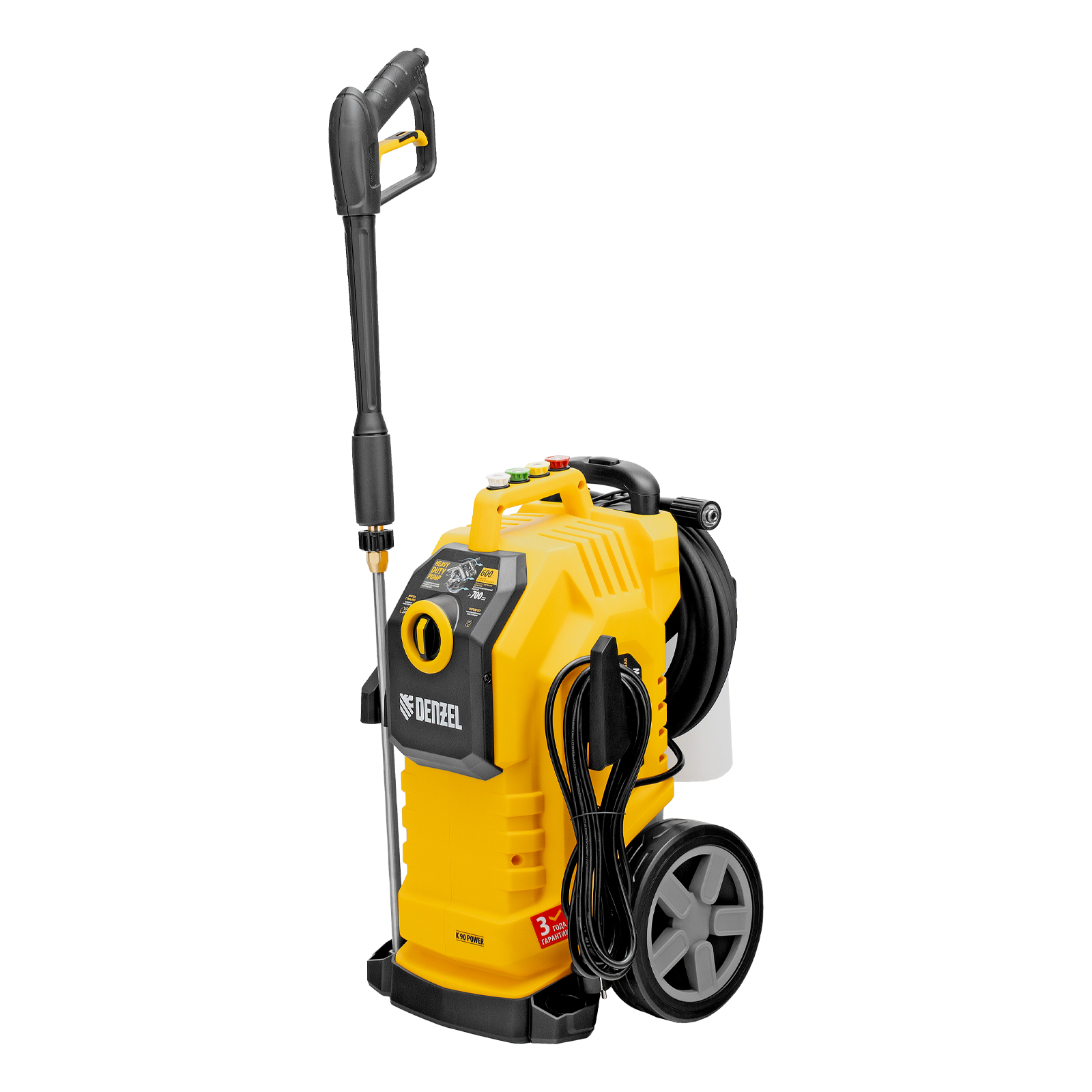 Мойка DENZEL K 90 Power (3100Вт 220бар 600л/час 5м)