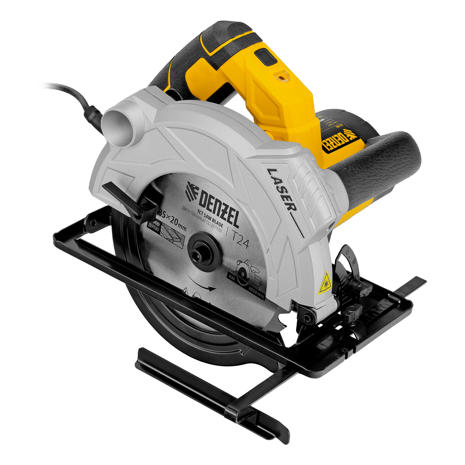 Пила дисковая Denzel CS-185 (1500Вт 45/65мм)