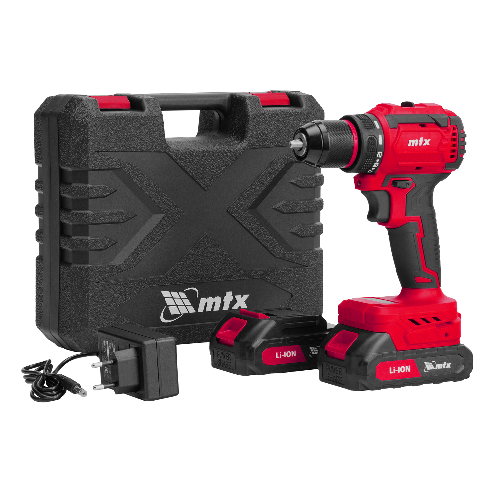 Шуруповерт аккумуляторный MTX CDS-BL-20 (бесщет)