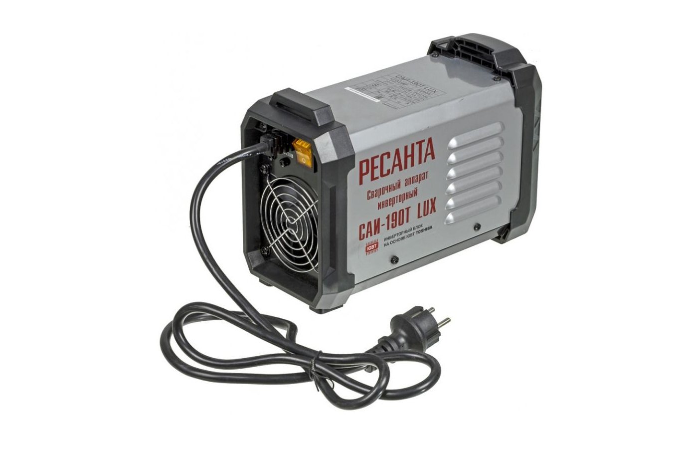 Сварочный инвертор РЕСАНТА САИ 190T LUX (10-190А 2-5мм 7,2кВт)