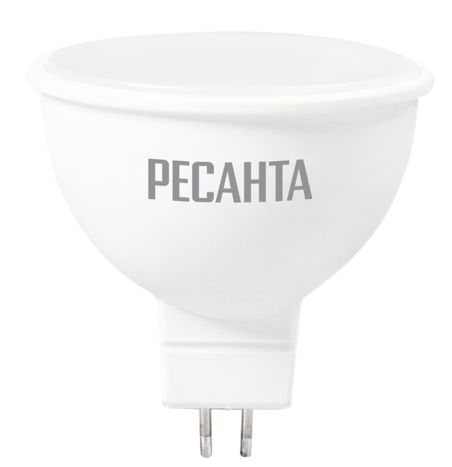 Лампа светодиодная РЕСАНТА LL-R-MR16-7W-230-3K-GU5.3