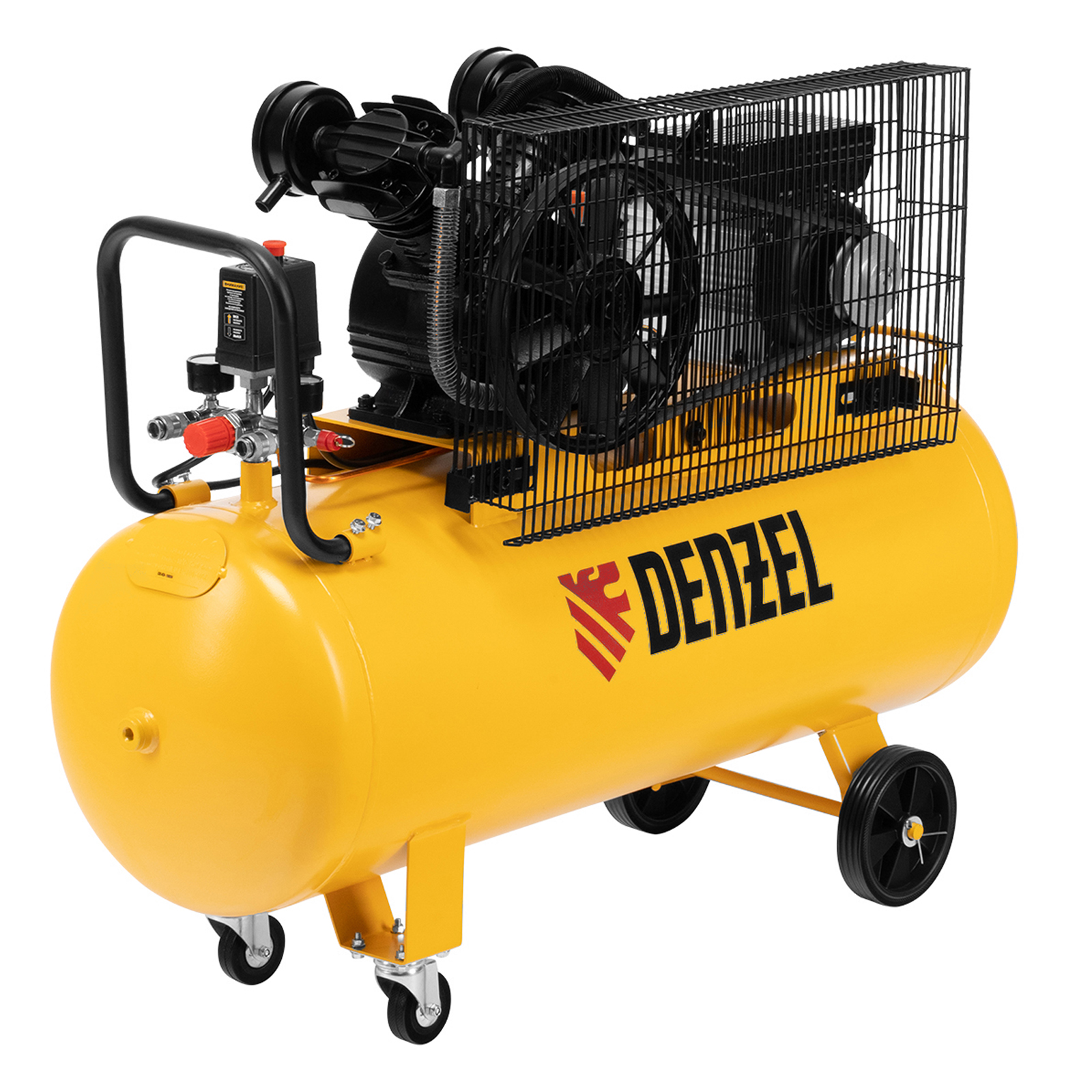 Компрессор Denzel BCV2200/100 (100л 8бар 370л/мин 2,2кВт)