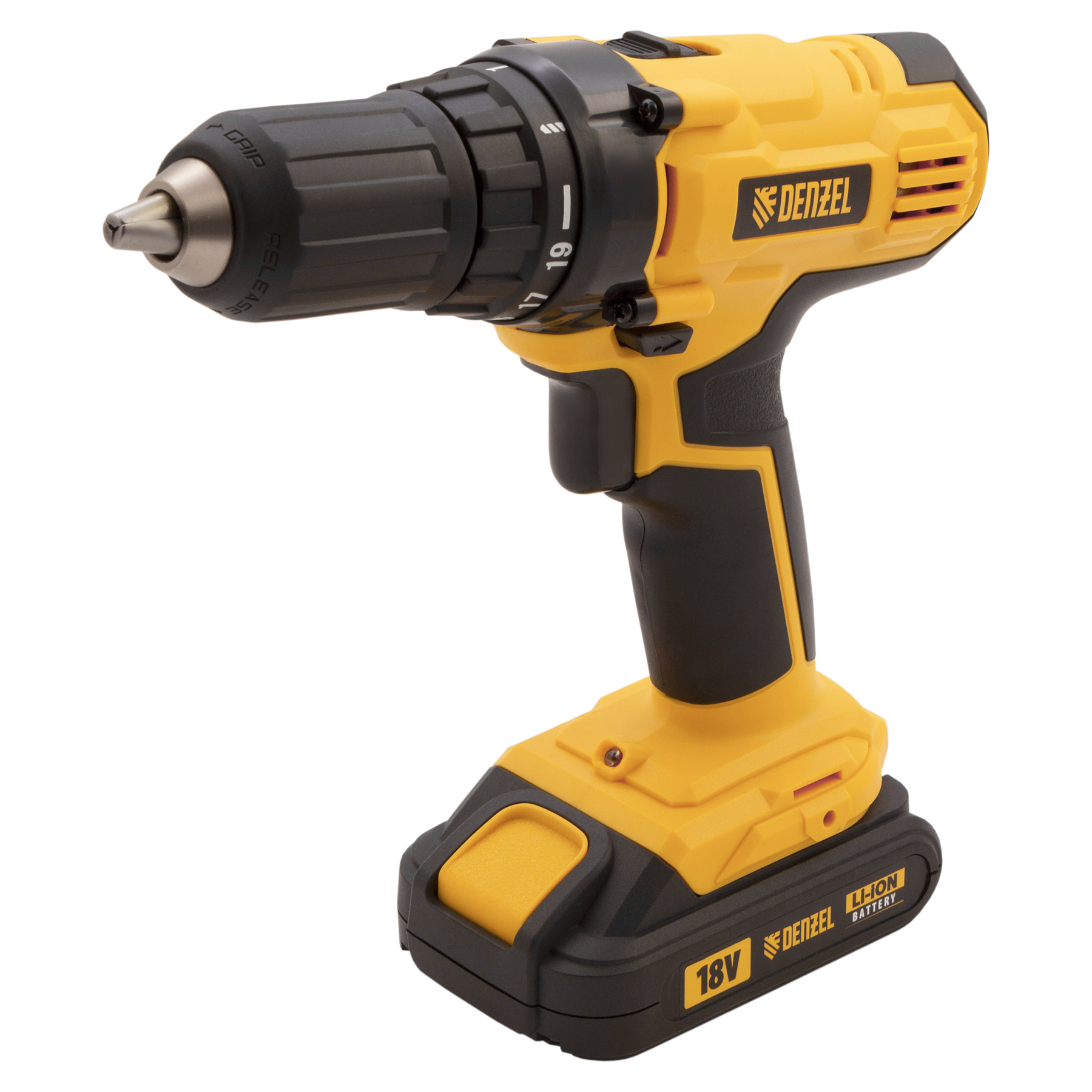 Шуруповерт аккумуляторный Denzel CDL-IB-18-02 (18В 1,5А/ч 40Н/м)