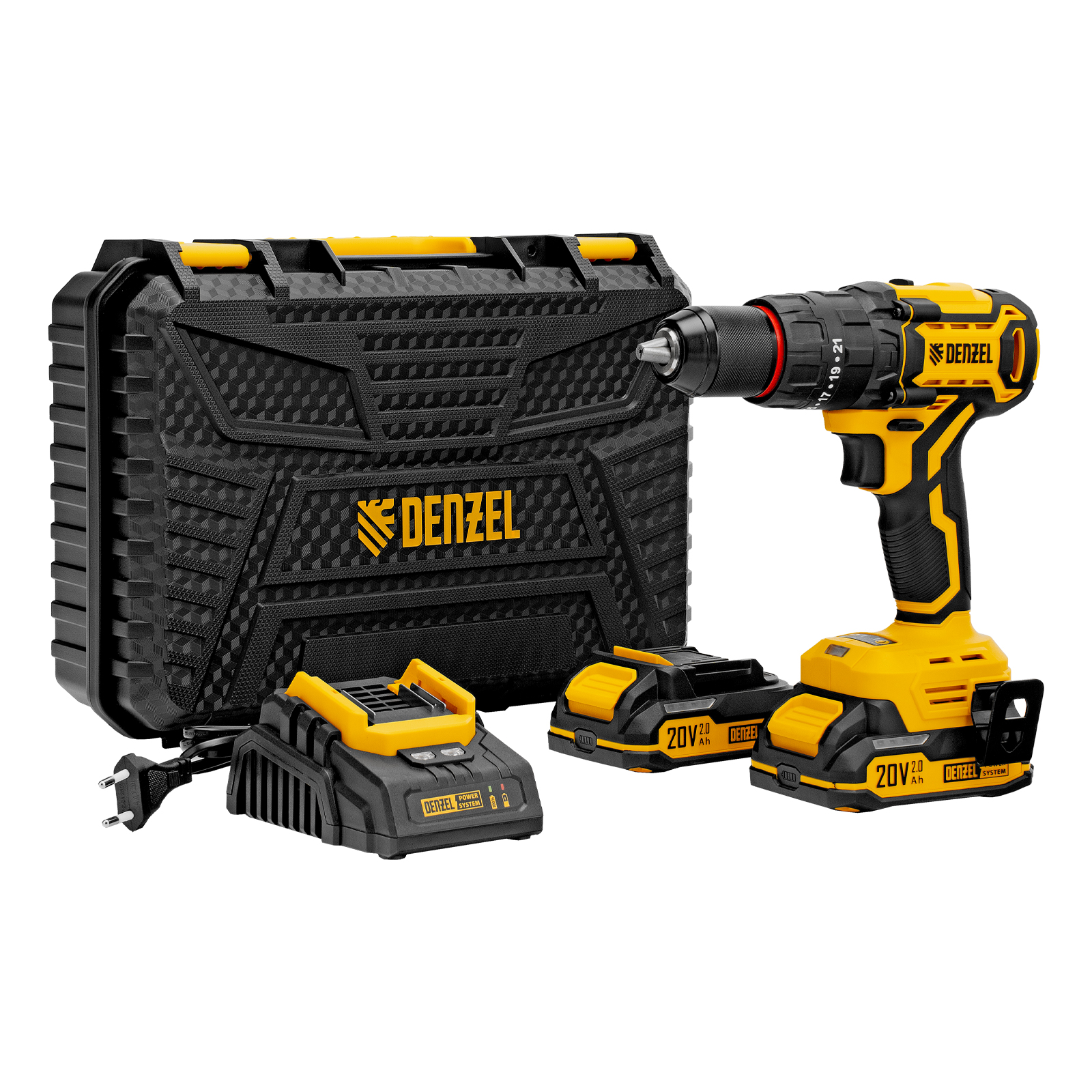 Шуруповерт аккумуляторный Denzel CIDH-BL-20 (бесщет)