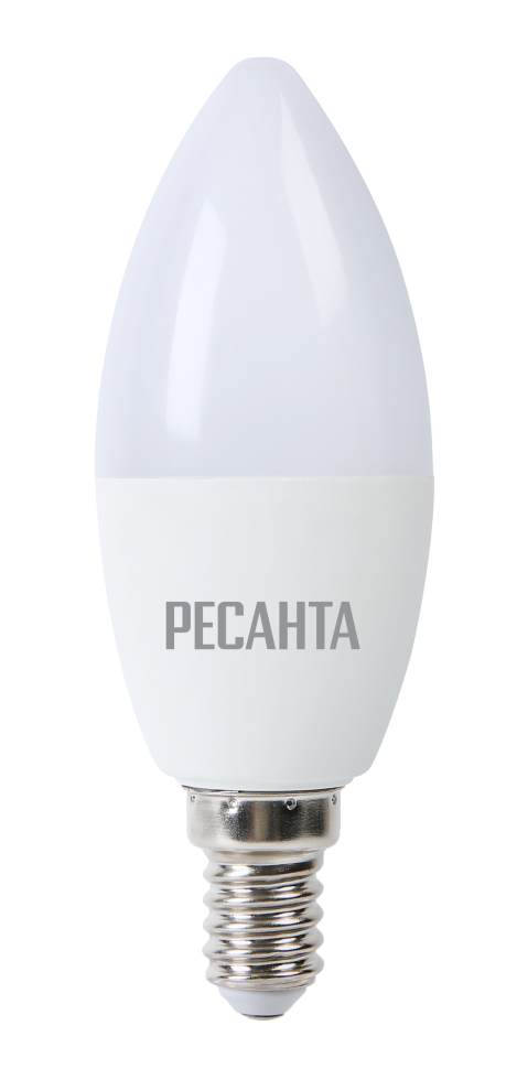 Лампа светодиодная РЕСАНТА LL-R-C37-7W-230-3K-E14